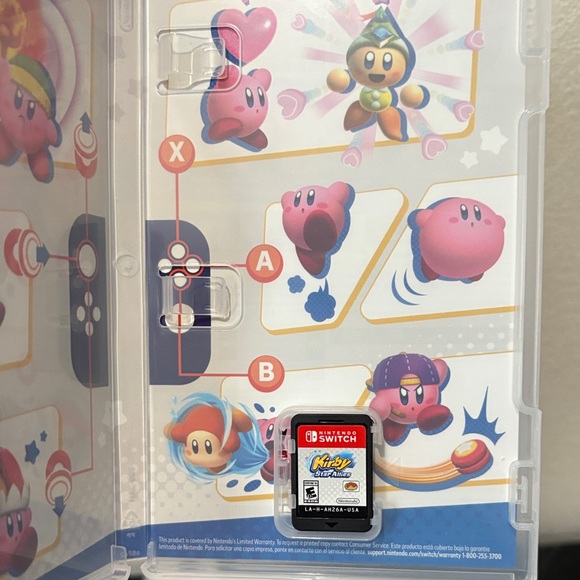 Nintendo Switch Kirby Star Allies - Pink and Blue - Picture 2 of 2